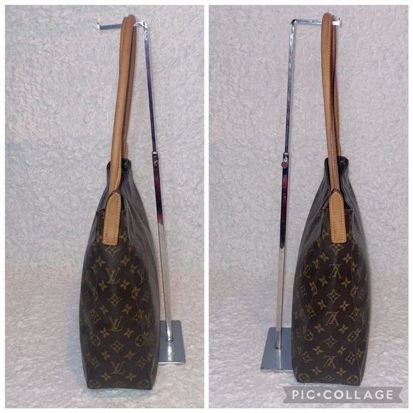 Louis Vuitton LV Monogram Looping GM Vachetta Leather Shoulder Tote Bag Purse - Picture 4 of 17